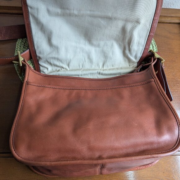 Coach Patricia Chestnut Leather Legacy Shoulder Bag D1276-19921 - Picture 7 of 11